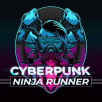 ملصق اللعبة Cyberpunk Ninja Runner