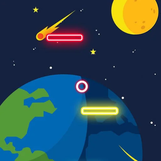 poster of Play Space Geo Jump Game Online 2024 game