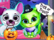 ملصق اللعبة Scary Makeover Halloween Pet Salon