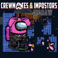 ملصق اللعبة Crewmates and Impostors Jigsaw