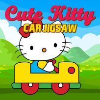 poster of Cute Kitty Car Jigsaw game