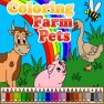 poster of Coloring Farm Pets game