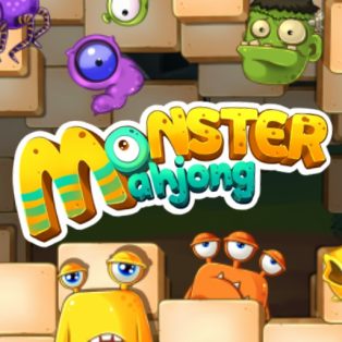 ملصق اللعبة Monster Mahjong