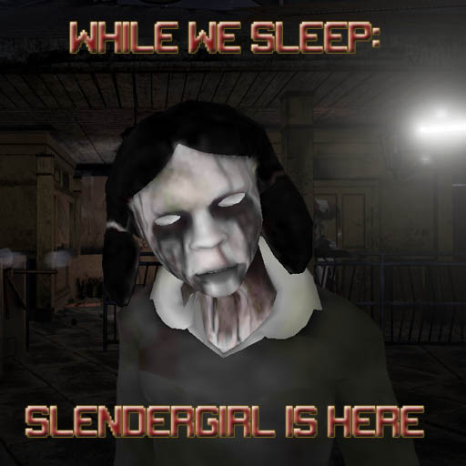 poster of Play While We Sleep Slendrina Is Here Game Online 2024 game