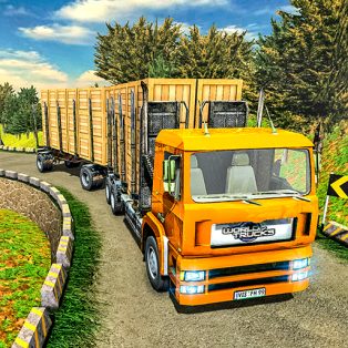 poster of Euro Cargo Transporter Truck Driver Simulator 2019 game