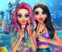 ملصق اللعبة Mermaids Makeup Salon