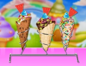 poster of Play Homemade Ice Cream Cooking Game Online 2024 game