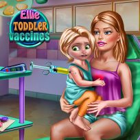 ملصق اللعبة Ellie Toddler Vaccines