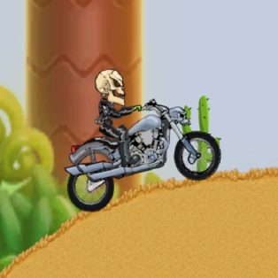 ملصق اللعبة Motor Bike Hill Racing 2D