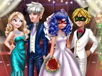 poster of Ladybug Wedding Royal Guests game