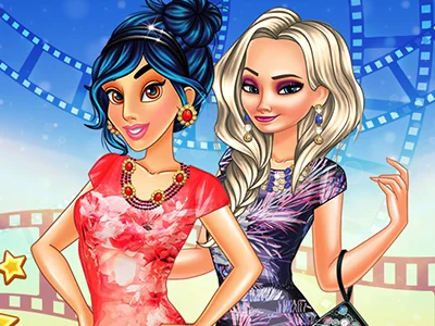 poster of Play Princesses Movie Rehearsal Game Online 2024 game