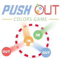 ملصق اللعبة Push Out Colors Game