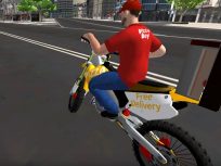 ملصق اللعبة Motor Bike Pizza Delivery 2020