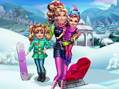 poster of Play Twins Winter Fun! Game Online 2024 game