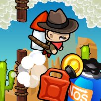 ملصق اللعبة Jetpack Heroes