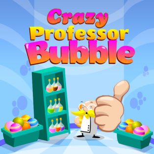 poster of Crazy Professor Bubble game