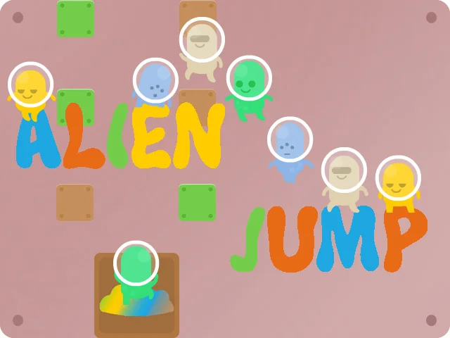 poster of Play Platforms Alien Jump Game Online 2024 game