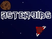 ملصق اللعبة Asteroids