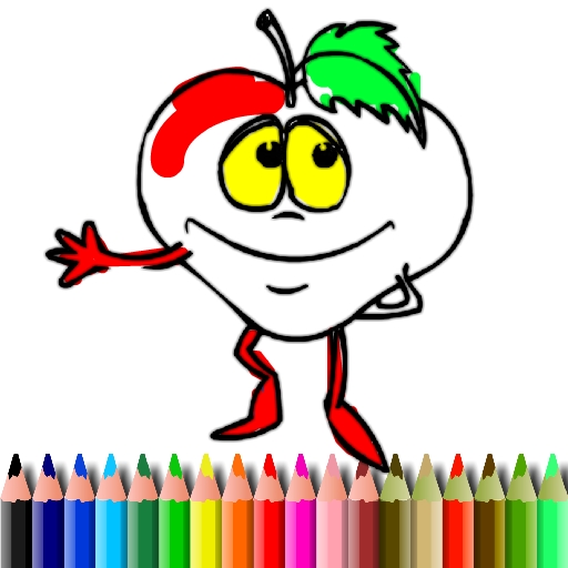poster of Play BTS Fruits Coloring Game Online 2024 game