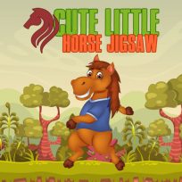 ملصق اللعبة Cute Little Horse Jigsaw