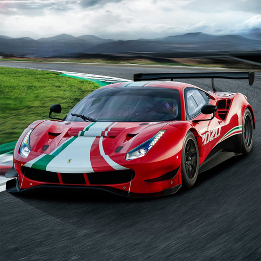 poster of Play Ferrari 488 GT3 Evo Puzzle Game Online 2024 game