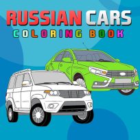 ملصق اللعبة Russian Cars Coloring Book