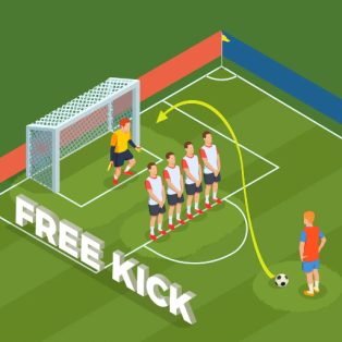 ملصق اللعبة Soccer Free Kick