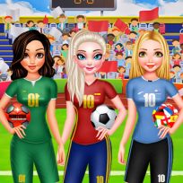 poster of Bff Princess Vote For football 2018 game