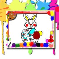 ملصق اللعبة Easter Coloring Book