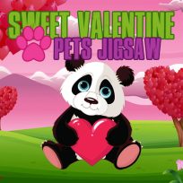 ملصق اللعبة Sweet Valentine Pets Jigsaw