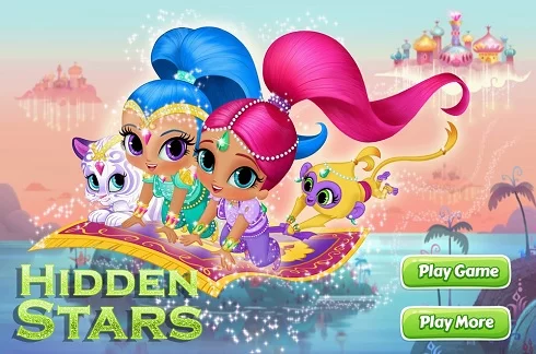 poster of Play Shimmer and Shine Hidden Stars Game Online 2024 game