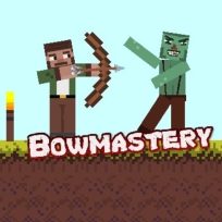 ملصق اللعبة Bowmastery zombies