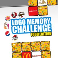 ملصق اللعبة Logo Memory Food Edition