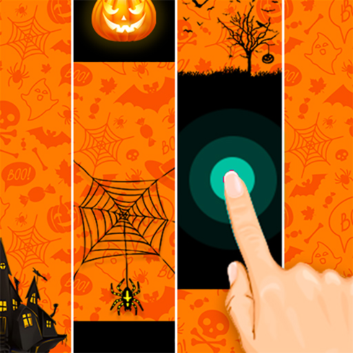 poster of Play Halloween Magic Tiles Game Online 2024 game