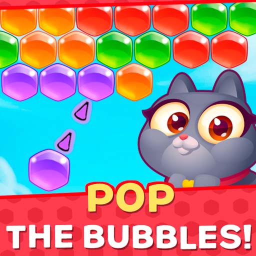 poster of Play Adventures with Pets! Bubble Shooter Game Online 2024 game