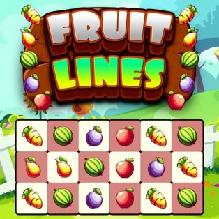 ملصق اللعبة Fruit Lines