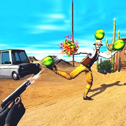 poster of Play Watermelon Shooting Game Online 2024 game