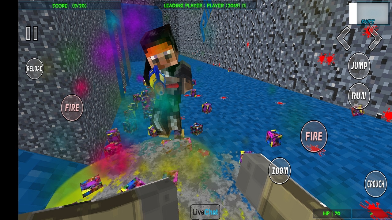 poster of Play Blocky Gun Paintball 3 Game Online 2024 game