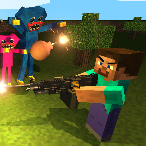 poster of Play Mine Shooter: Huggy's Attack! Game Online 2024 game