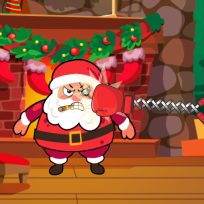 ملصق اللعبة Evil Santa