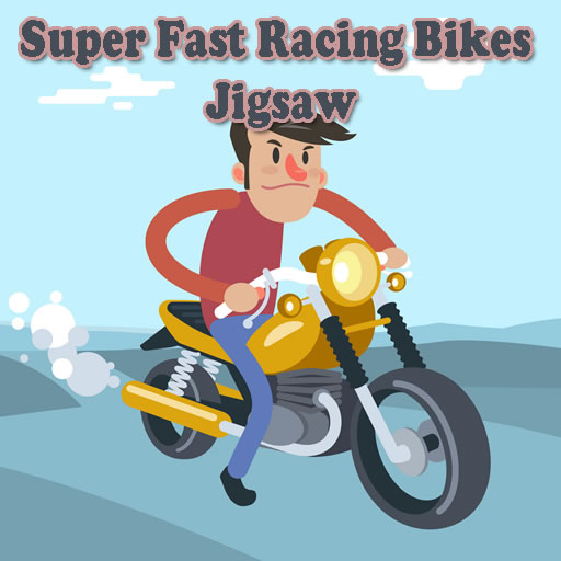 poster of Play Super Fast Racing Bikes Jigsaw Game Online 2024 game