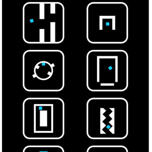 poster of Play Blue Pixel 10 Minigames Game Online 2024 game
