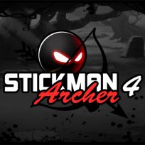 ملصق اللعبة Stickman Archer 4