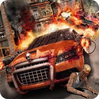 poster of Zombie Dead Highway Car Race Game game