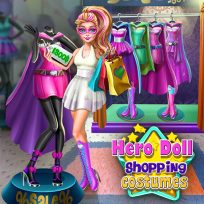 poster of Hero Doll Shopping Costumes game