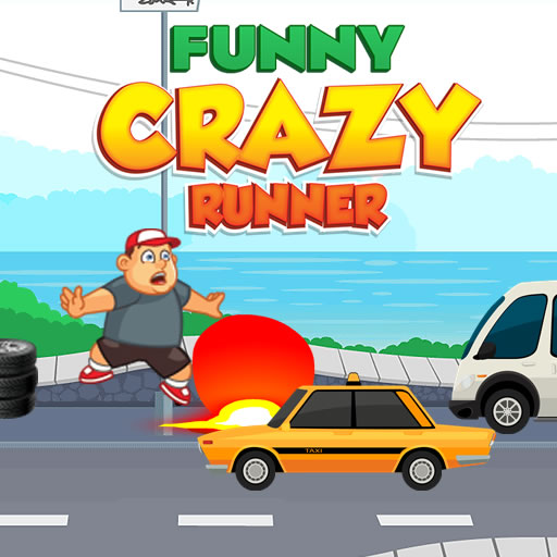 poster of Play Funny Crazy Runner Game Online 2024 game