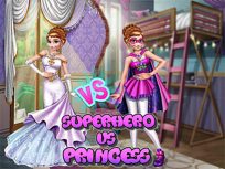 poster of Annie Superhero Vs Princess game