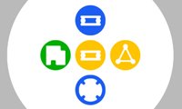 poster of Colored Shapes game