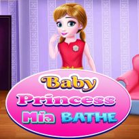 ملصق اللعبة Baby Princess Mia Bathe