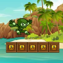 poster of Green Ninja Run game